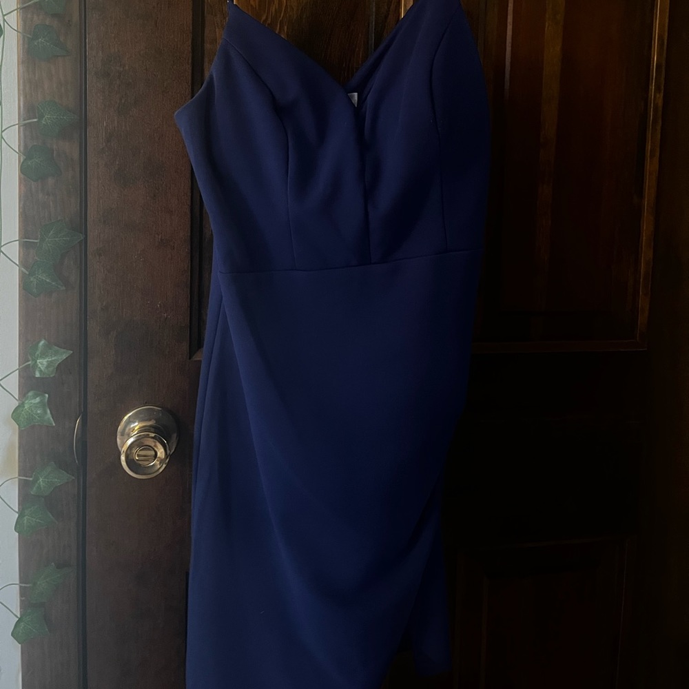 Blue formal dress size m perfect condition